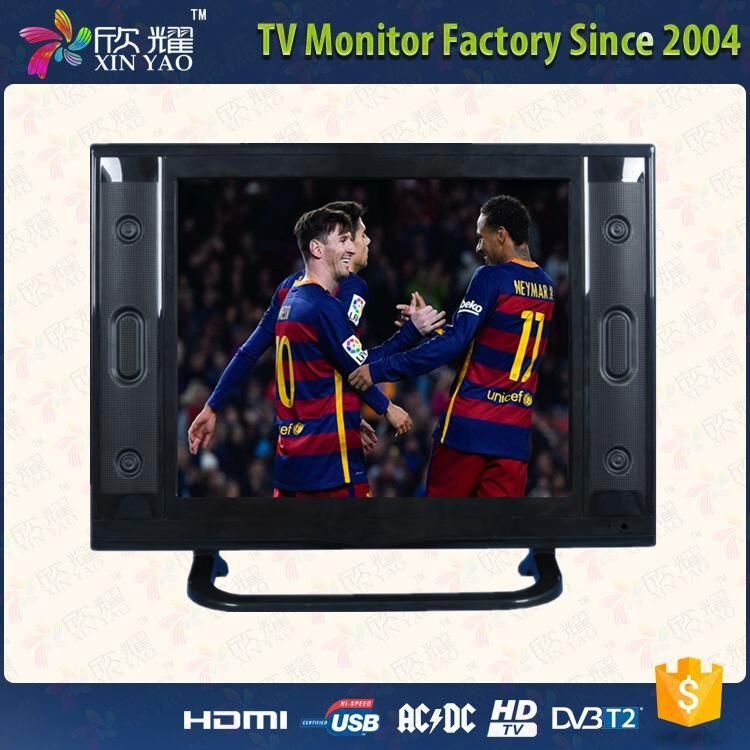 Solarstabilized питания Хорошее цветной ЖК-телевиса 24 дюймов 12 В DC LED LCD TV
