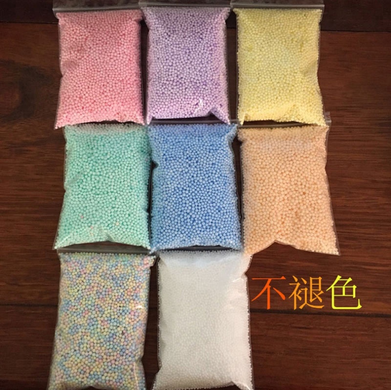 5 г/пакет DIY пенные шарики, игрушка макарон, цвет не выцветает, наполнитель, украшение, Подарочная игрушка для детей и взрослых