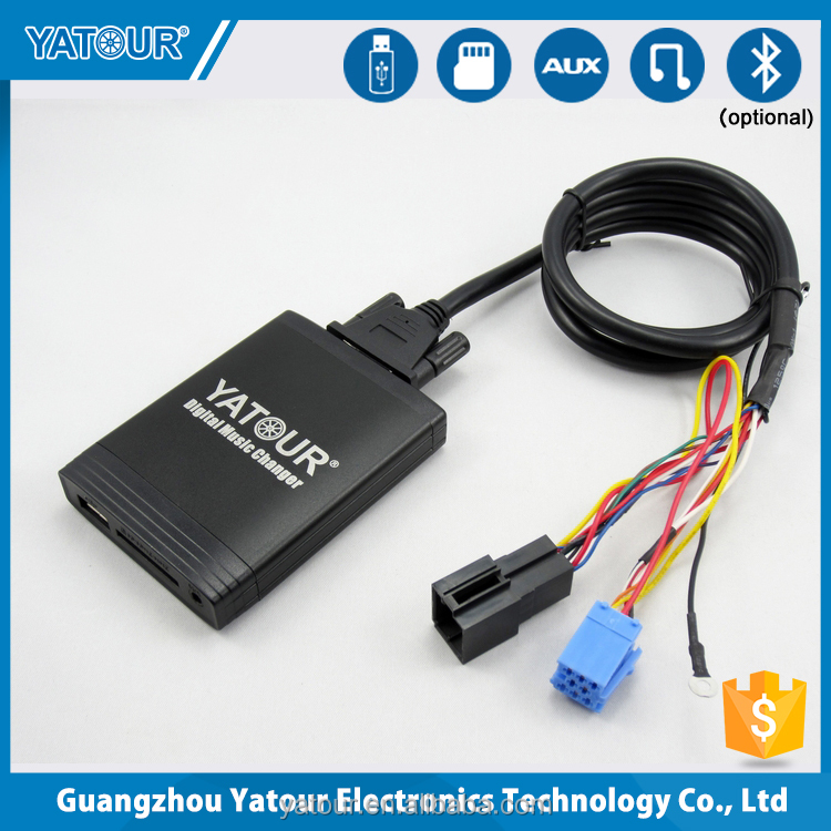 YATOUR цифровой музыки чейнджер стерео FM MP3 USB SD AUX CD-плеер для VW