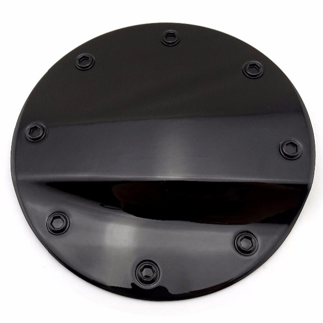 Plastic chrome plating body kits fuel tank cap door cover for 2011 2012 prius