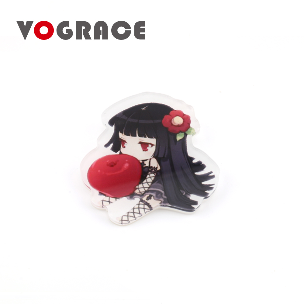 Vograce, небольшие акриловые значки на булавке, оптом