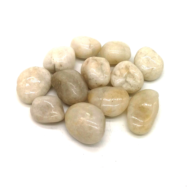 Wholesale White Polished Pebble Stone for Garden