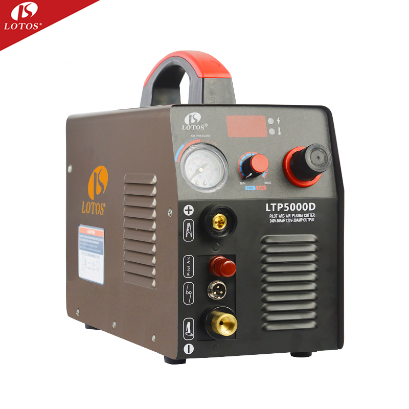 Lotos LTP5000D, заводская цена, хорошее качество, переносной воздушно-плазменный резак Pilot Arc cut-50