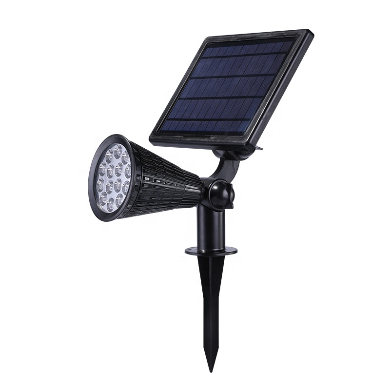 Low Voltage Outdoor Spot Lighting Wireless Waterproof Wall And Spike Mounted Solar Light Garden
