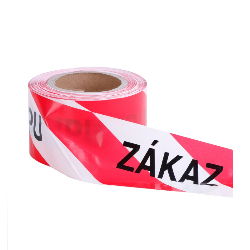 Yellow Custom PE Barricade Hazard White Barrier Custom Warning Caution Safety Tape
