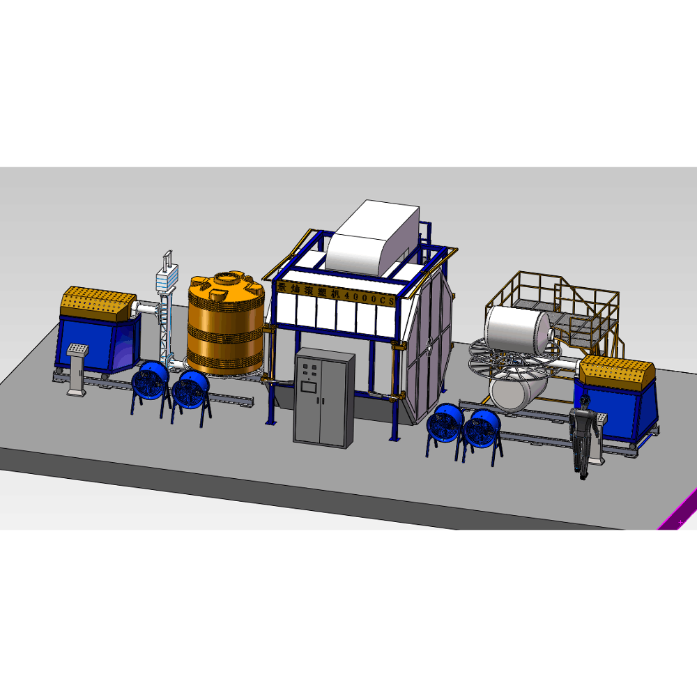 Ротоформовочная установка произвести шаттл бака для воды JC-3000CS