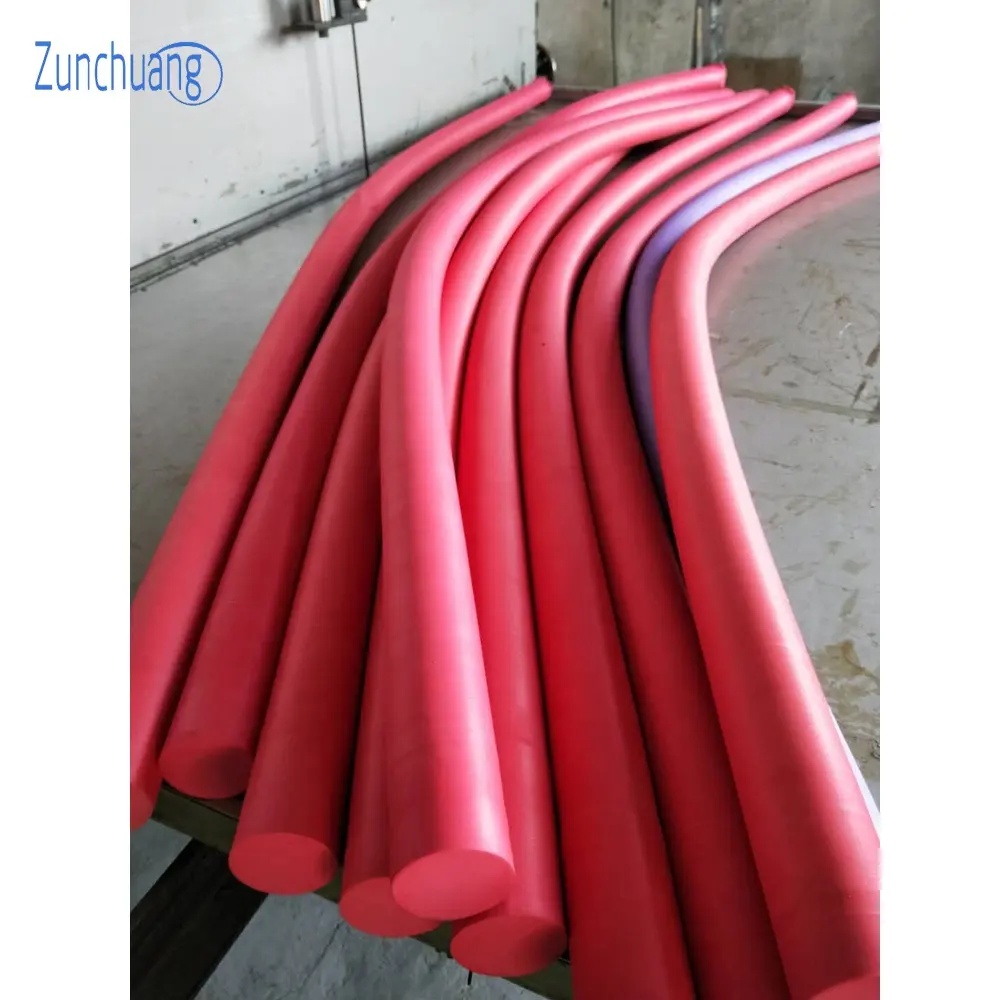 Colorful elastic custom size eva foam tube eva foam rod