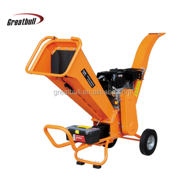 Бензиновый 4-тактный садовый Шредер измельчитель 9hp деревянный chipper шредера