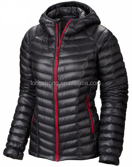 LS-028 Top quality women's floral light breathable down jacket