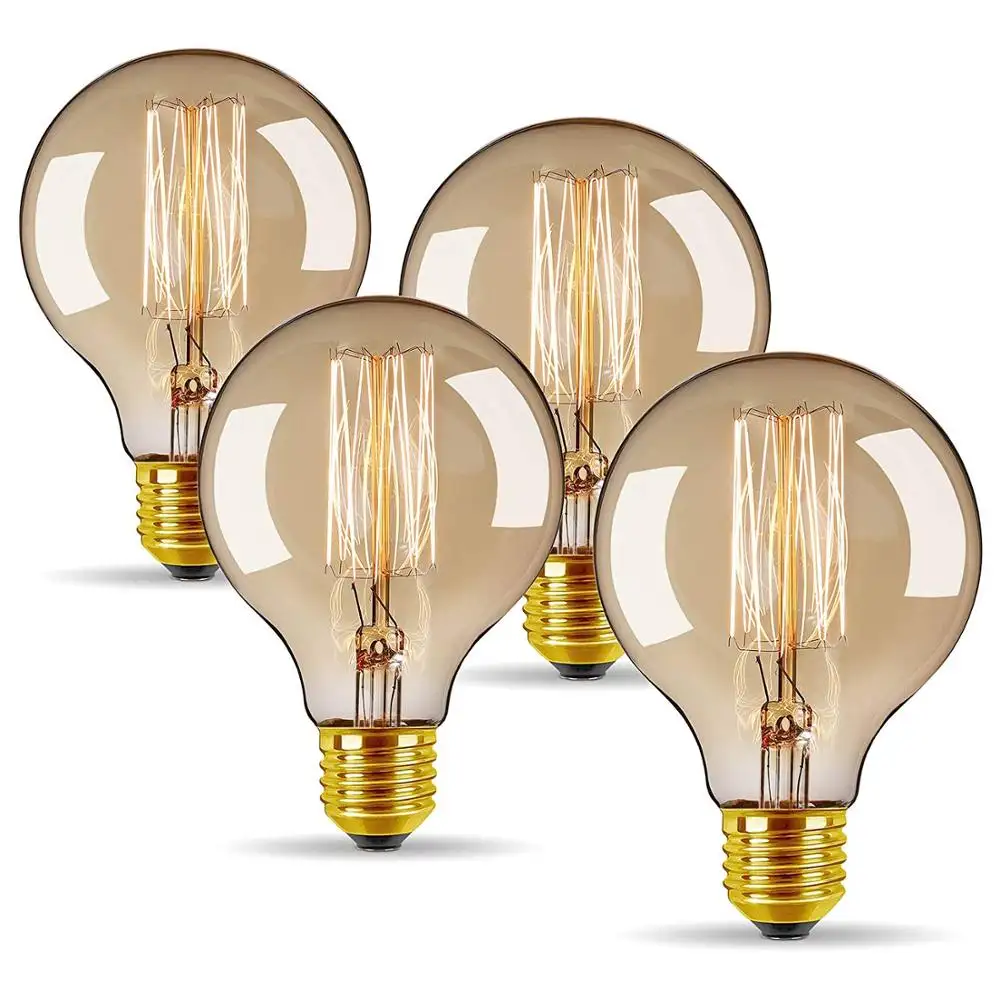 2021 high quality G80 vintage filament incandescent edison light bulb for home cafeteria decoration
