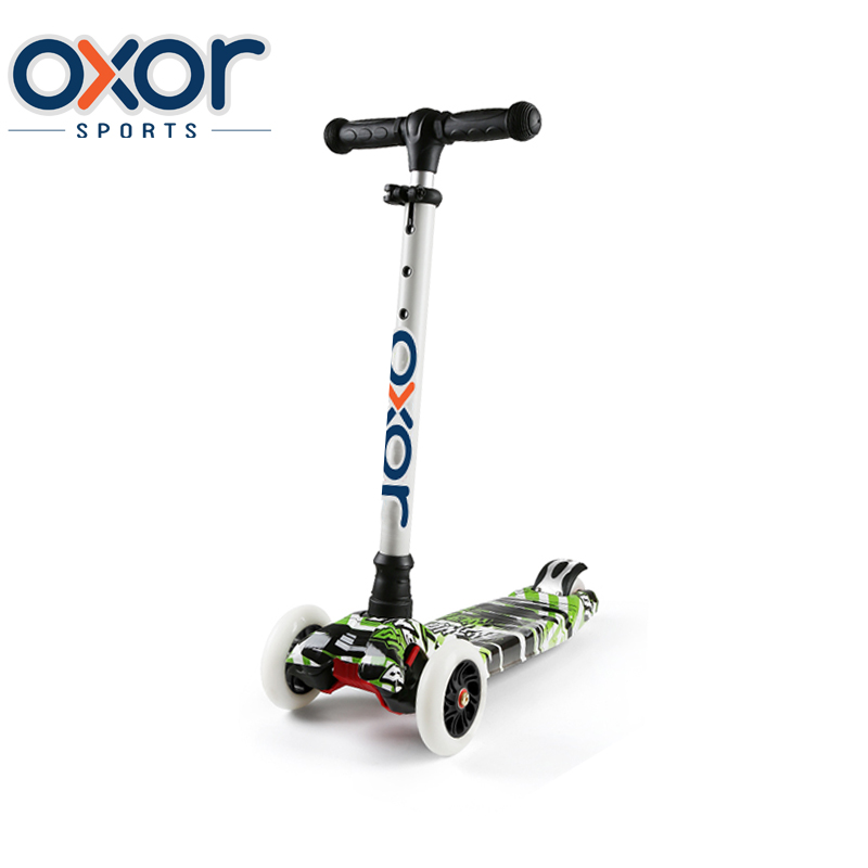 Child Kids Foldable Outdoor Toys Gift Foot Kick Scooter Carry 4 Wheels