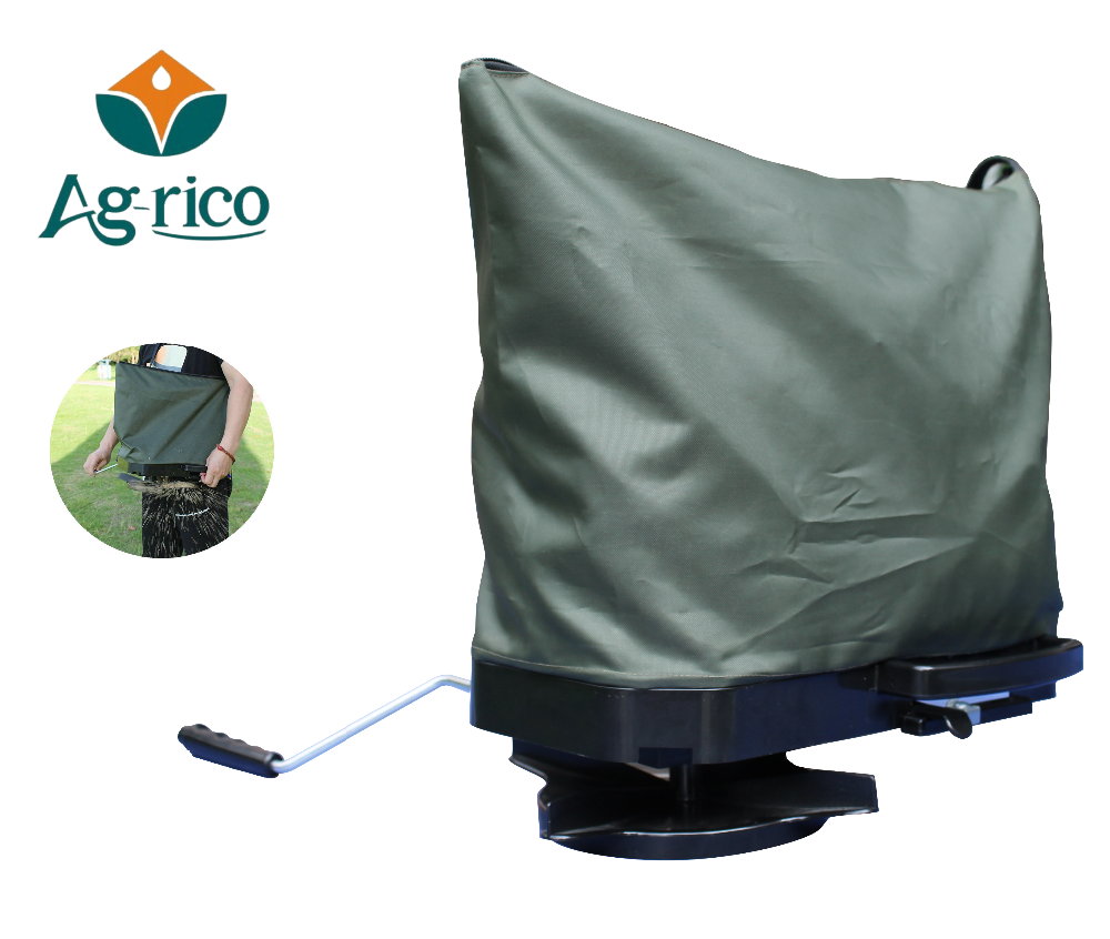 Agrico 16L Walk-behind разбрасыватель удобрений для газона/нейлоновый мешок сеялки