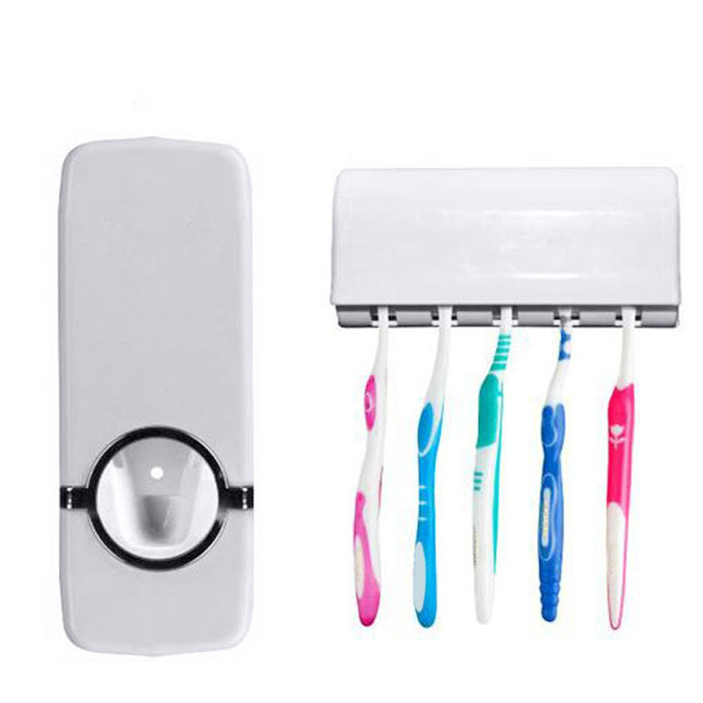 Automatic Tooth Brush Holder Toothpaste Dispenser