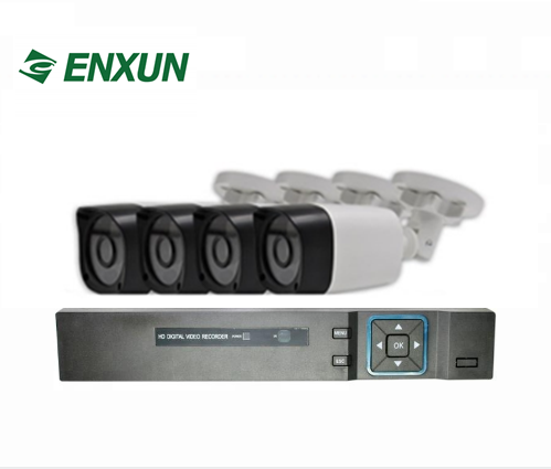 Система видеонаблюдения с камерой full hd 720p 1,0 megapjixel cctv 4ch dvr kit
