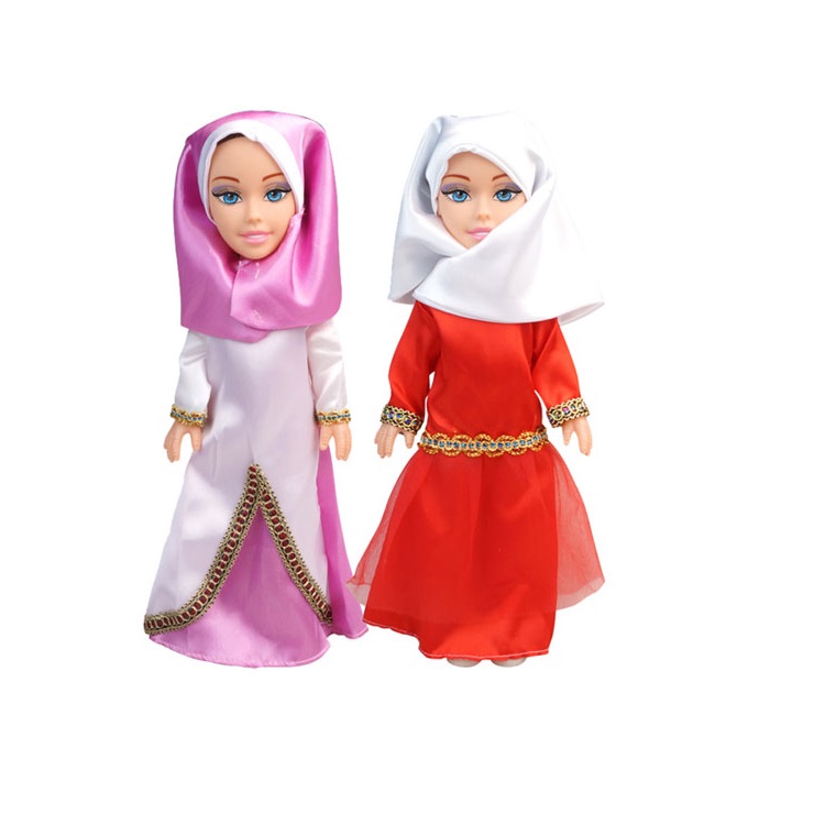 Newest beautiful girl doll Muslim doll toy with sound