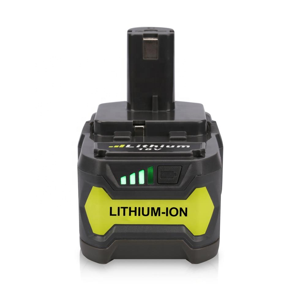 Rechargeable 18V Lithium ion 3.0Ah Power Tool cordless Battery Pack for Ryobi P108 Replacement Battery
