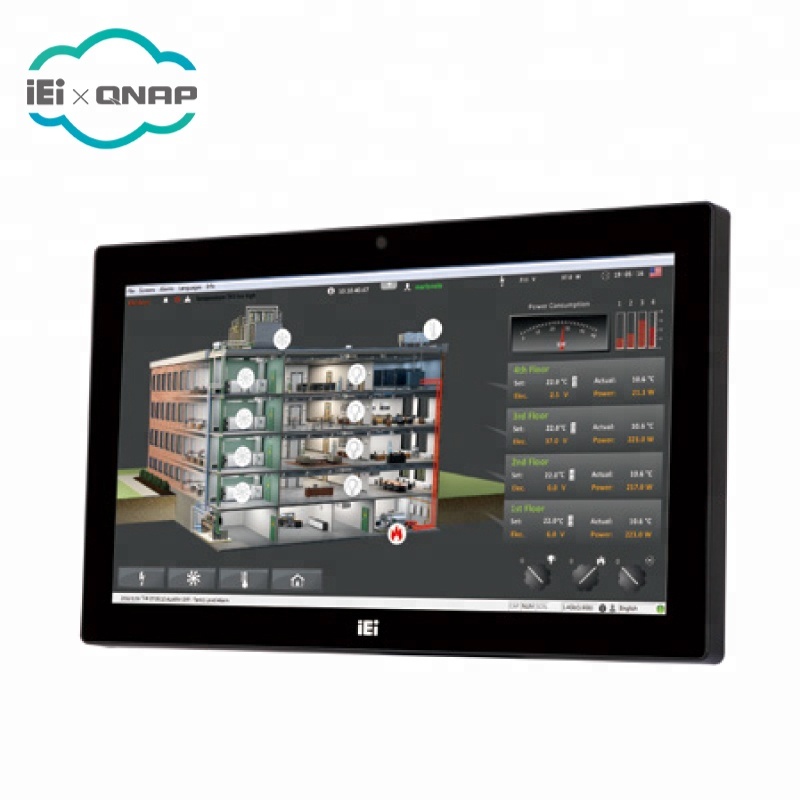 IEI AFL3-W15A-BT Wide 15,6 "IP64 совместимая Передняя панель без вентилятора с сенсорным экраном все в одном ПК с Intel Celeron J1900