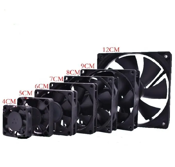 3CM 4CM 5CM 6CM 7CM 8CM 9CM 12CM computer power cooling fan 12V chassis fan