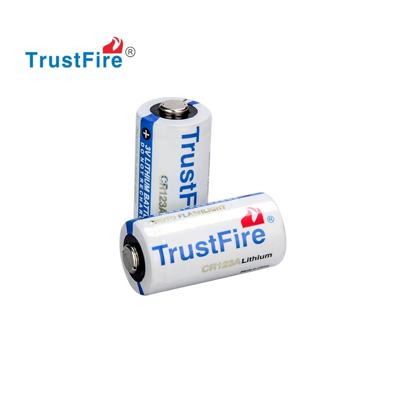 TrustFire CR123A 3,0 V 1300 mAh одноразовые литиевая батарея для камеры/фонарик (не перезаряжаемый) (1 пара)