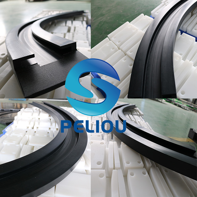 Китайский высококачественный износостойкий самосмазывающийся черный uhmwpe линейный направляющий рельс
