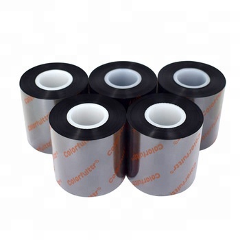 110 mm*100 m Ribbon For Labels Stickers Ribbon Printing Barcode Black Hot Transfer Resin Ribbon