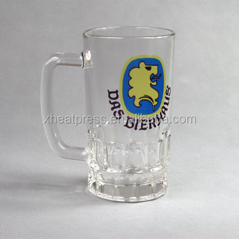 22OZ sublimation glass oktoberfest beer mug