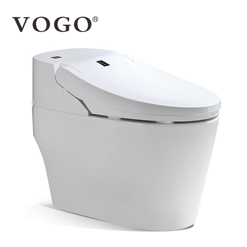 VOGO E200 керамический цельный умный туалет с теплым чехлом для сиденья