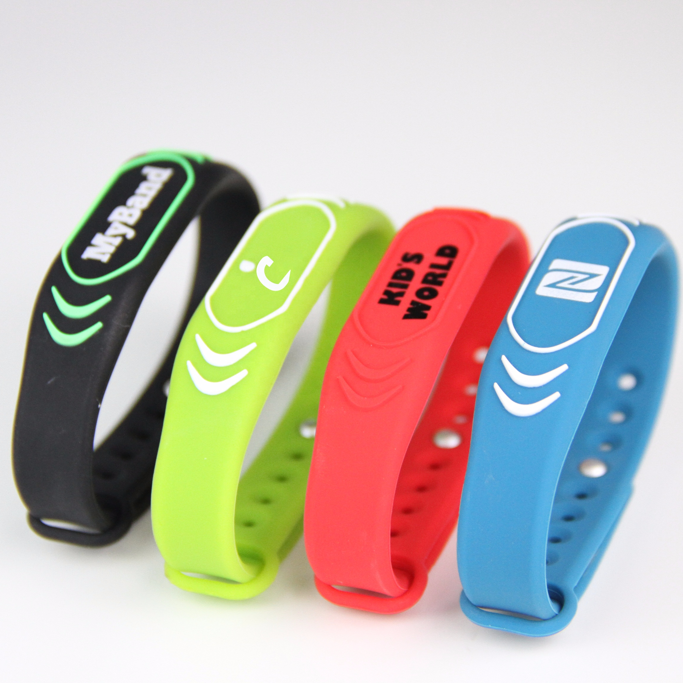 Детский Браслет из мягкого силикона с RFID-меткой