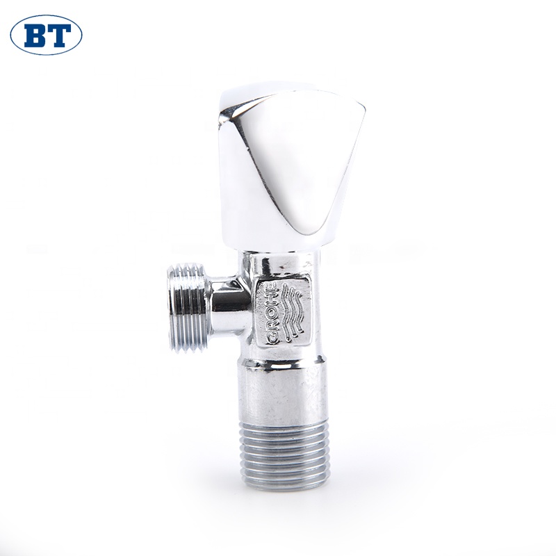 BT3001good рыночный латунный угловой клапан для стиральной машины с цинковой ручкой