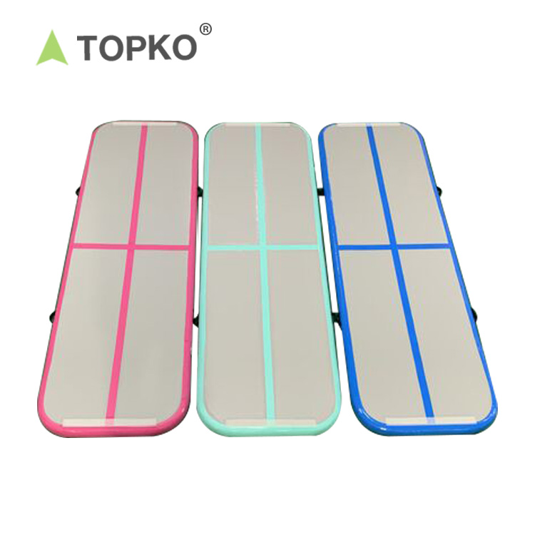 TOPKO Wholesale factory price home use beach park electric pump gymnastics tumbling air track mat