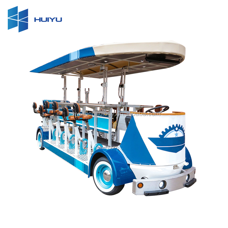 Huiyu Electric sightseeing tourist car shuttle bus