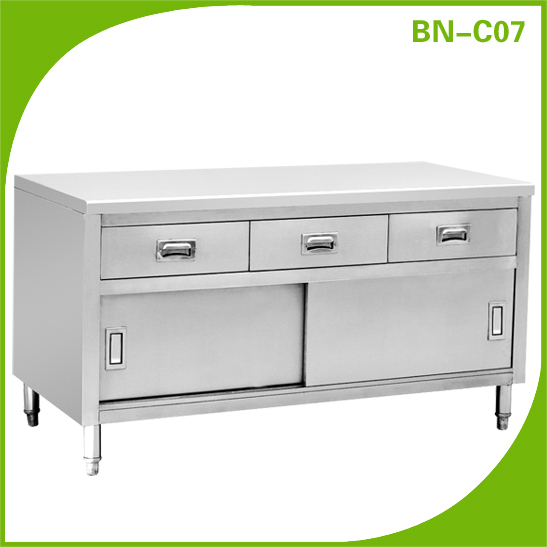 Шкаф с выдвижными ящиками из нержавеющей стали Cosbao (BN-C07)