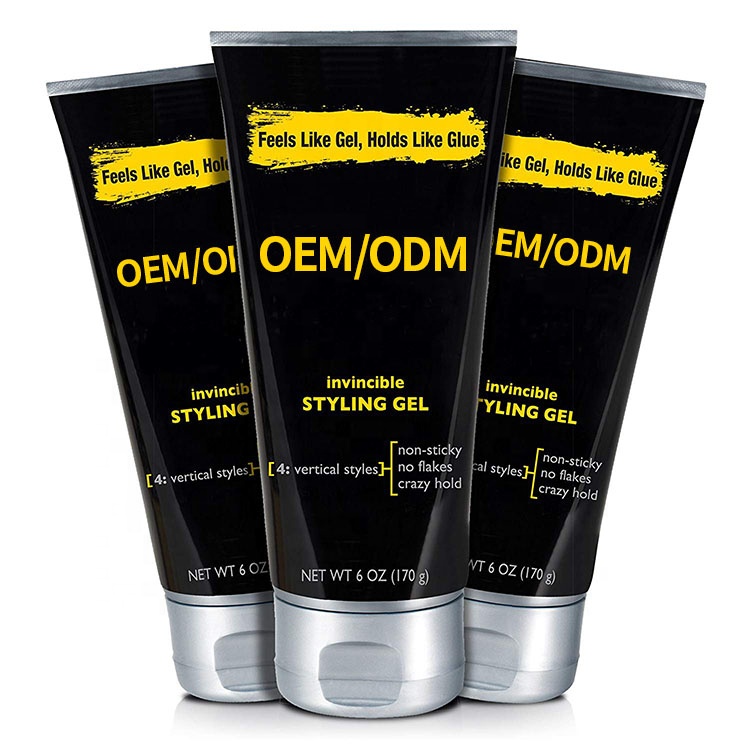 OEM ODM частная этикетка для волос сильный Стайлинг Мужской гель для волос