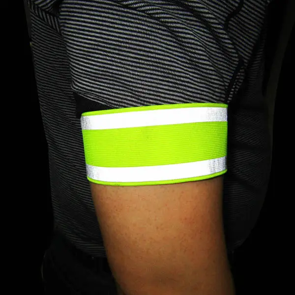 High visible Reflective Elastic Armband for safety sports running kits