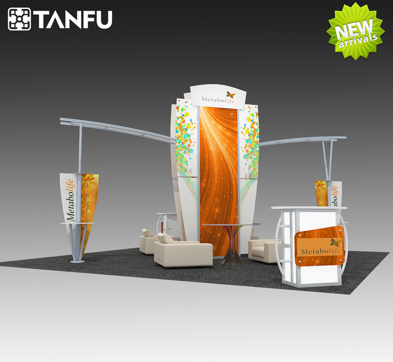 20x20 or 6x6 Exhibition Booth Stand with Island Style for Trade Show