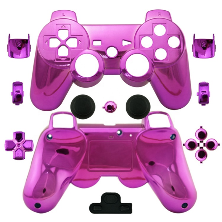Хромированные запасные части корпус контроллера чехол для PS3 Playstation 3