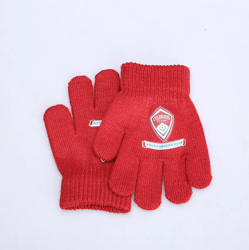 Wholesale Cheap Colors Winter Warm Knitted Kid Gloves