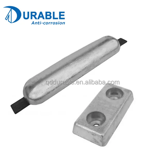 Anti corrosion sacrificial anode protection Zinc anodes for ships