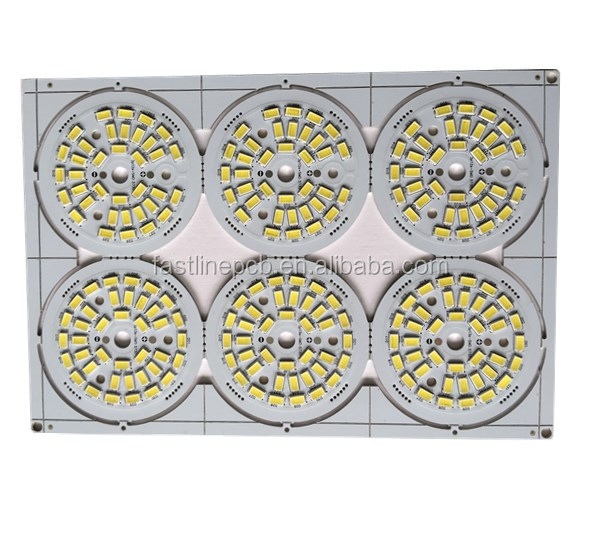 Круглая Алюминиевая СВЕТОДИОДНАЯ печатная плата с 5730 smd светодиодной подсветкой, Светодиодная панель, печатная плата