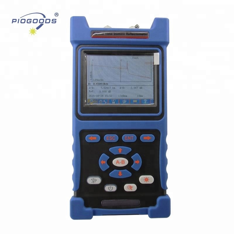1310/1550nm 32/30dB Мини OTDR волоконно-оптический встроенный VFL FC/оптический патч-корд порты цветной сенсорный работать экран PG-1200B