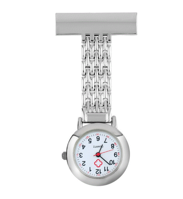 Silver dolphin pin nurse watch alloy nurse watch