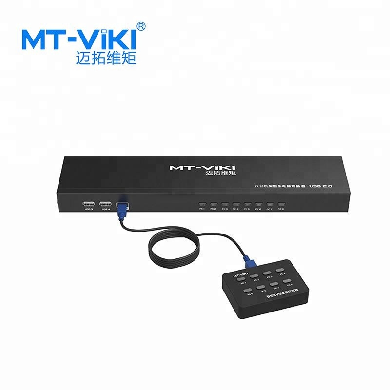 Новинка 8 порта ручной Vga стойку стол управление USB Kvm переключатель