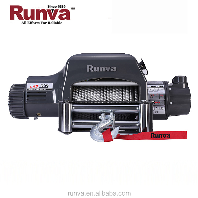 Runva 4x4 внедорожная 12000 фунтов электрическая лебедка