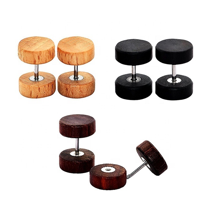 Wood Ear Plug Wood Ear Piercing