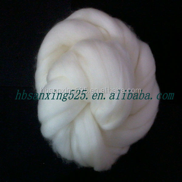 14.5mic-28.8mic мягкий и блеск мериносовой шерсти Топ Roving fiber