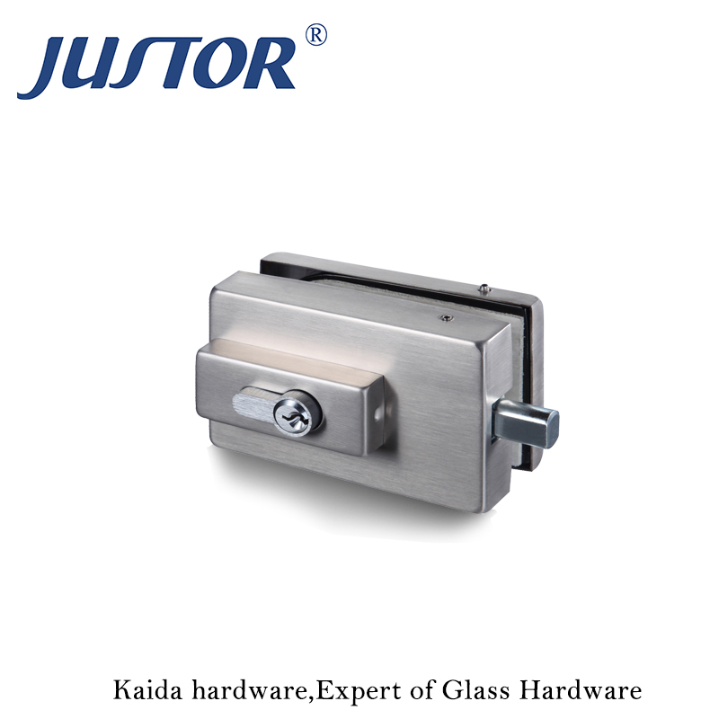 Stainless steel aluminium glass door lock alcohol patch small patch fitting lock