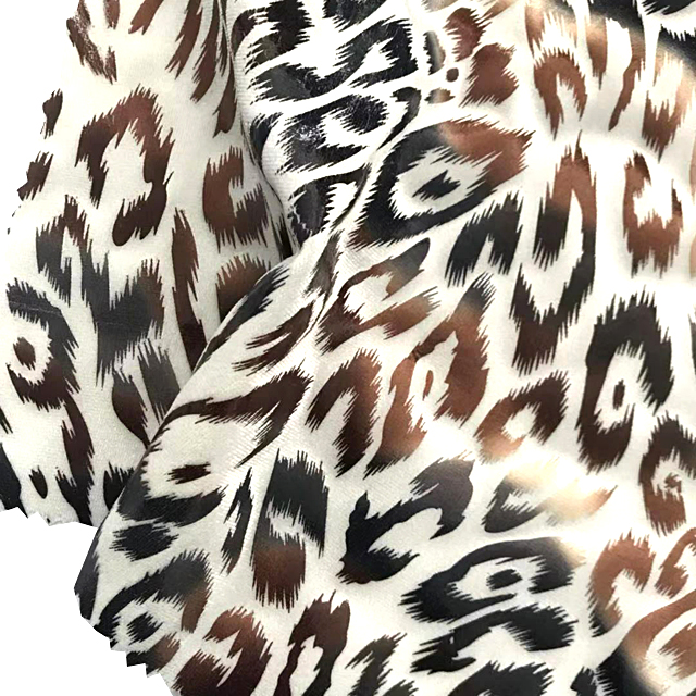 Лидер продаж пользовательские трикотажные пользовательские leopard бархатная ткань с рисунком оптовая продажа с цвет фольга