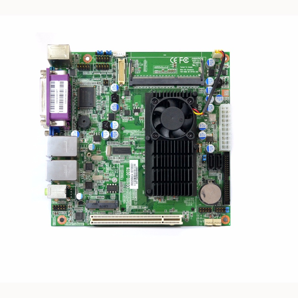 Материнская плата MiNi ITX intel ATOM D525 IME525BK2C4