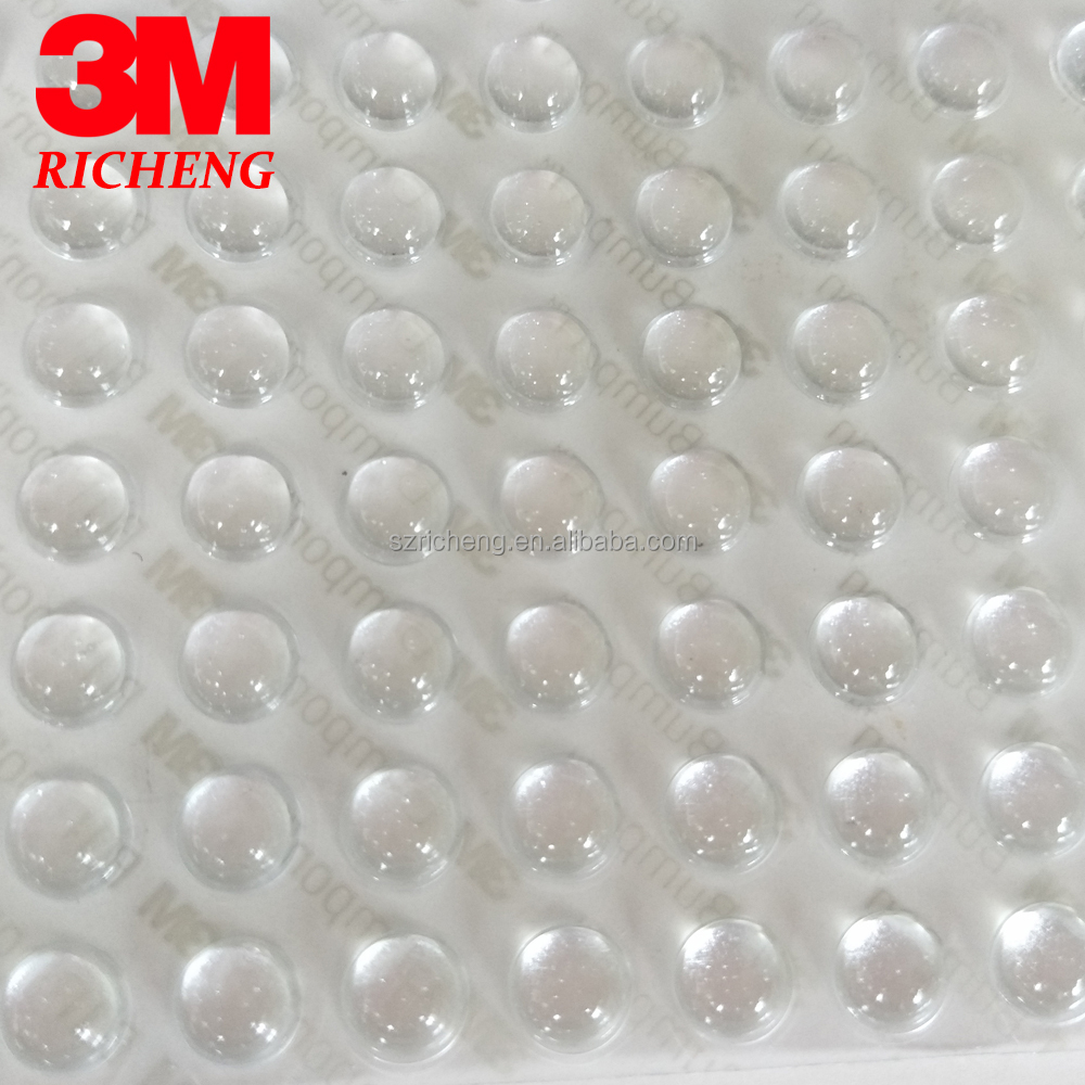 3M Bumpon Protective Products 3M Silicone Rubber Feet SJ5306, Clear, 9.5MM*3.8MM