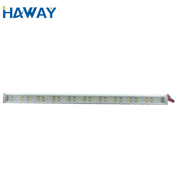 Customized Waterproof DC12V/24V AC85-265V 6500K Fluorescent refrigerator freezer light cooler door led strip 5050 led lamp light